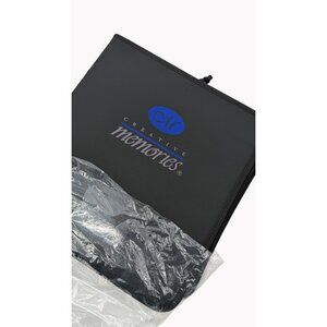 Creative Memories Black Accessory Binder Zippered Storage Album Sleeves New